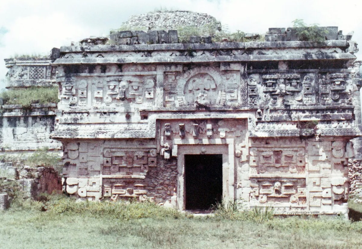 Las Monjas annex inside the zone covered by official Chichen Itza tickets, Yucatan, Mexico